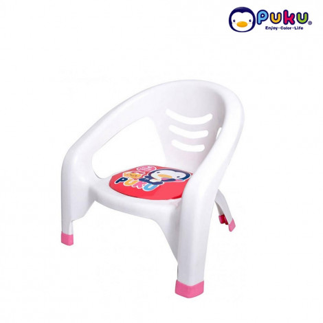 PUKU 30312 BABY PLASTIC ARM CHAIR- RED