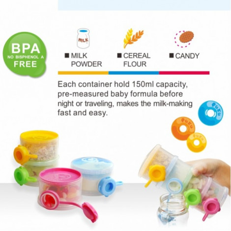 Puku Milk Powder Container 11007 (150 ML)