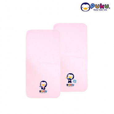 Puku Baby Wash Cloths - 26704 (2 pcs) Pink