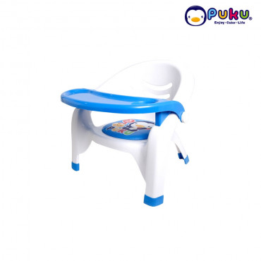 PUKU 30312 BABY PLASTIC ARM CHAIR- BLUE