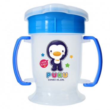 Puku Drinking Training Cup 180 cc (8Month) - 14714 BLUE
