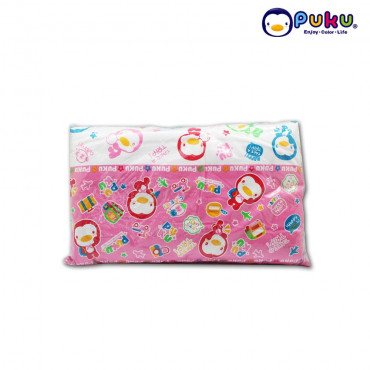 Puku Baby Pillow (L) With Pillow Case - SP91103 Pink 
