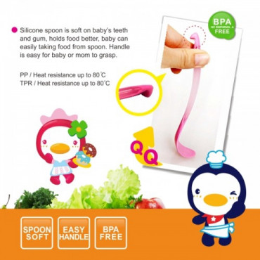 Puku Baby Silicone Spoon 14312 - Blue