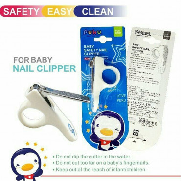 Puku Safety Nail Clipper 16706 White